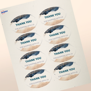 Professional Printed Oval Labels