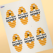 Professional Printed Oval Labels