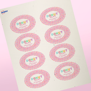Professional Printed Scalloped Labels