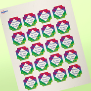Professional Printed Square Labels