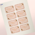 Professional Printed Rectangle Labels