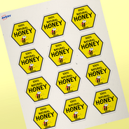 Professional Printed Hexagon Labels