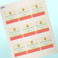 Professional Printed Square Labels