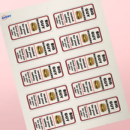 Professional Printed Rectangle Labels