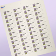 Professional Printed Rectangle Labels