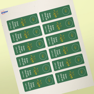 Professional Printed Rectangle Labels