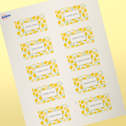 Professional Printed Rectangle Labels