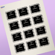 Professional Printed Rectangle Labels