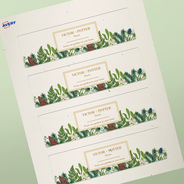 Professional Printed Rectangle Labels