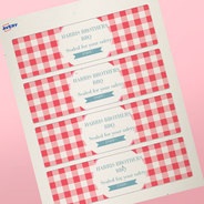 Professional Printed Rectangle Labels