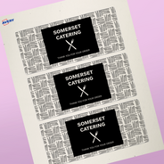 Professional Printed Rectangle Labels