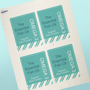 Professional Printed Rectangle Labels