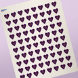 Professional Printed Heart Labels