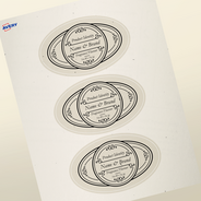 Professional Printed Oval Labels