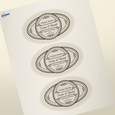 Professional Printed Oval Labels