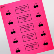 Professional Printed Rectangle Labels
