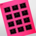 Étiquettes rectangulaires