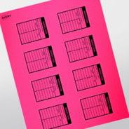Professional Printed Rectangle Labels