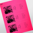Professional Printed Rectangle Labels