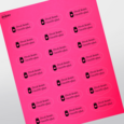 Professional Printed Scalloped Labels