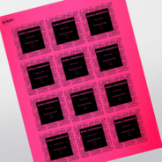 Professional Printed Square Labels