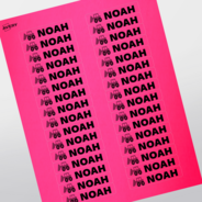 Professional Printed Rectangle Labels