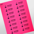 Professional Printed Rectangle Labels