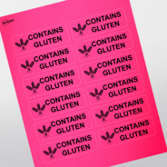 Professional Printed Rectangle Labels