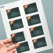 Professional Printed Rectangle Labels