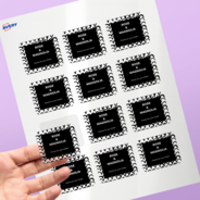 Professional Printed Rectangle Labels