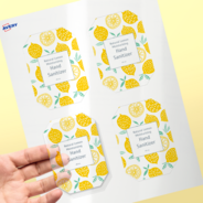 Professional Printed Emerald Labels