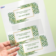 Professional Printed Rectangle Labels
