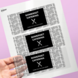 Professional Printed Rectangle Labels