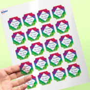 Professional Printed Square Labels