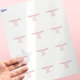 Professional Printed Star Labels