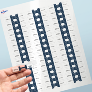 Professional Printed Barbell Labels