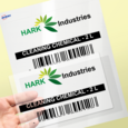 Professional Printed Rectangle Labels