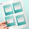 Professional Printed Rectangle Labels