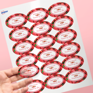 Professional Printed Oval Labels