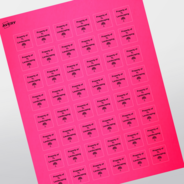 Professional Printed Square Labels