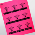 Professional Printed Square Labels