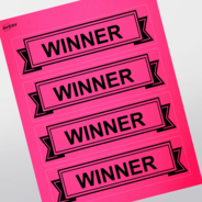 Professional Printed Rectangle Labels
