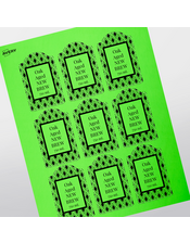 Professional Printed Arched Labels