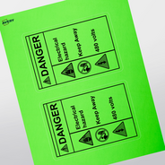 Professional Printed Rectangle Labels