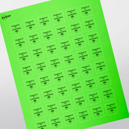Professional Printed Square Labels