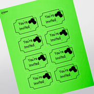 Professional Printed Rectangle Labels
