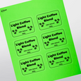 Professional Printed Rectangle Labels