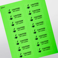 Professional Printed Rectangle Labels