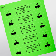 Professional Printed Rectangle Labels