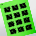 Étiquettes rectangulaires